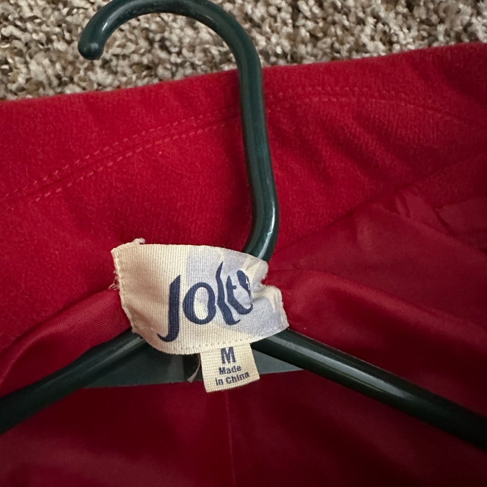 Red Ruffled Coat - Picture 3 of 4